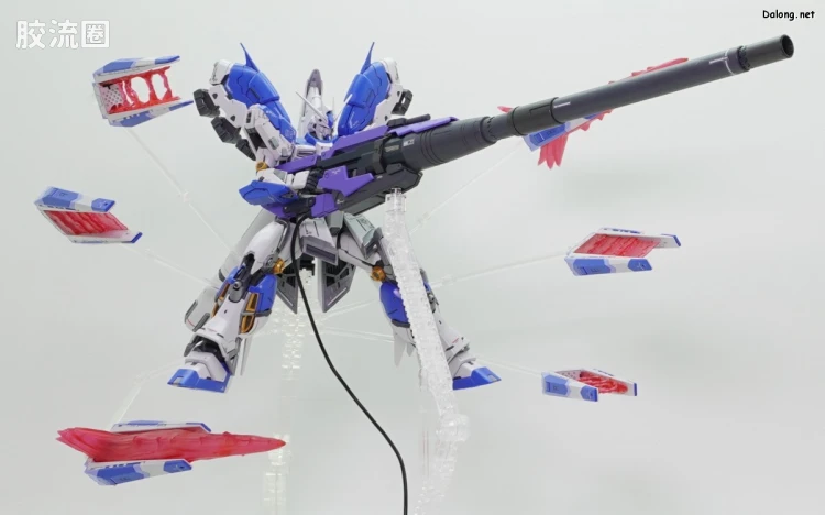 RG 网络限定版 Hi-ν高达专用 超米加火箭炮发射器&浮游炮特效件套装 - 图片
