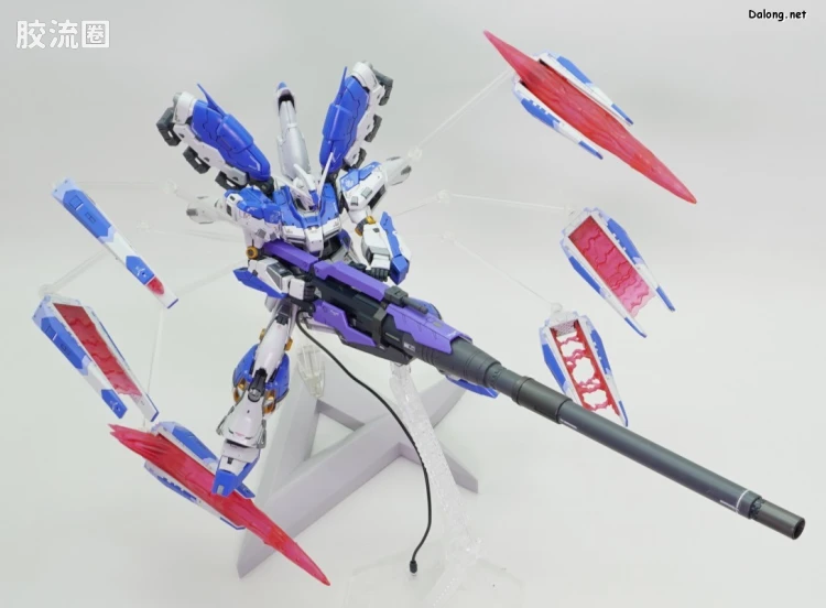 RG 网络限定版 Hi-ν高达专用 超米加火箭炮发射器&浮游炮特效件套装 - 图片