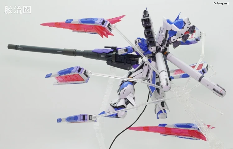 RG 网络限定版 Hi-ν高达专用 超米加火箭炮发射器&浮游炮特效件套装 - 图片
