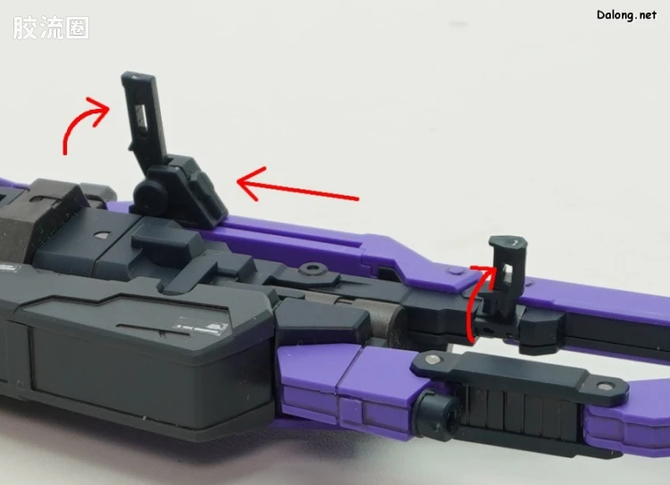 RG 网络限定版 Hi-ν高达专用 超米加火箭炮发射器&浮游炮特效件套装 - 图片