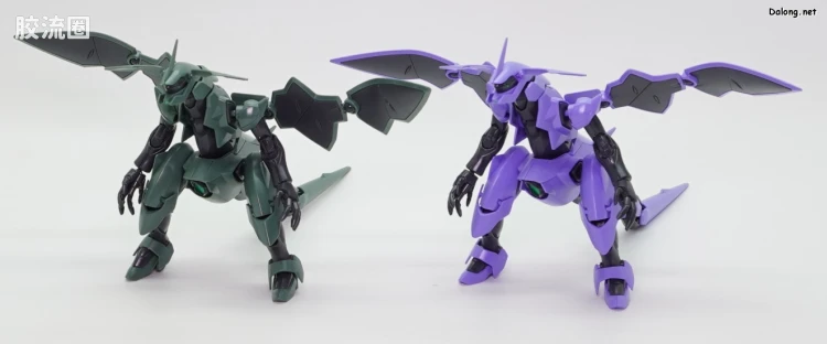 高达AGE HG 网络限定版 达纳金 紫色机 - 图片