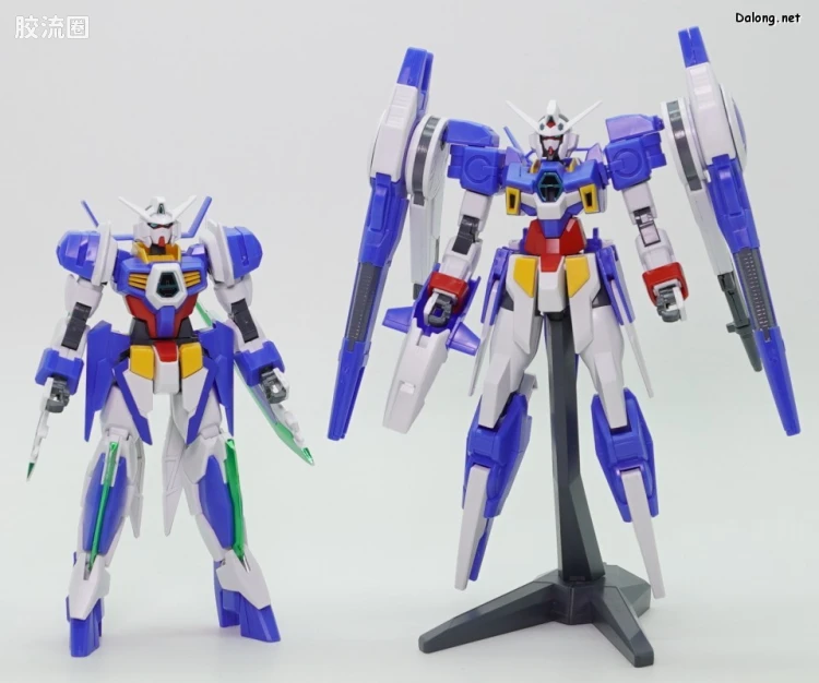 高达AGE HG 网络限定版 高达AGE-1 剃刀&高达AGE-2 阿尔忒弥斯套装 - 图片