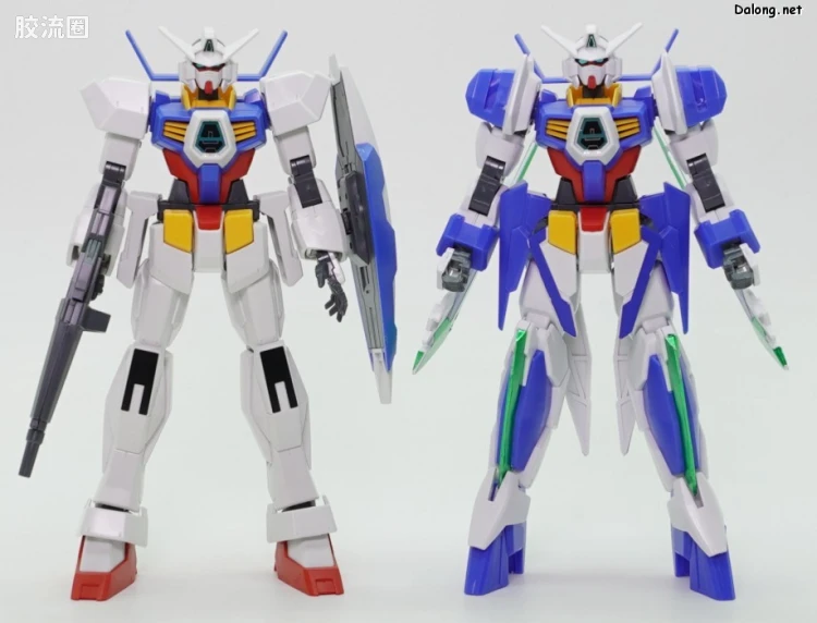 高达AGE HG 网络限定版 高达AGE-1 剃刀&高达AGE-2 阿尔忒弥斯套装 - 图片