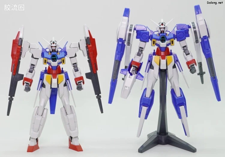高达AGE HG 网络限定版 高达AGE-1 剃刀&高达AGE-2 阿尔忒弥斯套装 - 图片