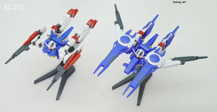 高达AGE HG 网络限定版 高达AGE-1 剃刀&高达AGE-2 阿尔忒弥斯套装 - 图片
