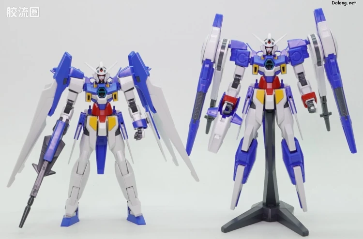 高达AGE HG 网络限定版 高达AGE-1 剃刀&高达AGE-2 阿尔忒弥斯套装 - 图片