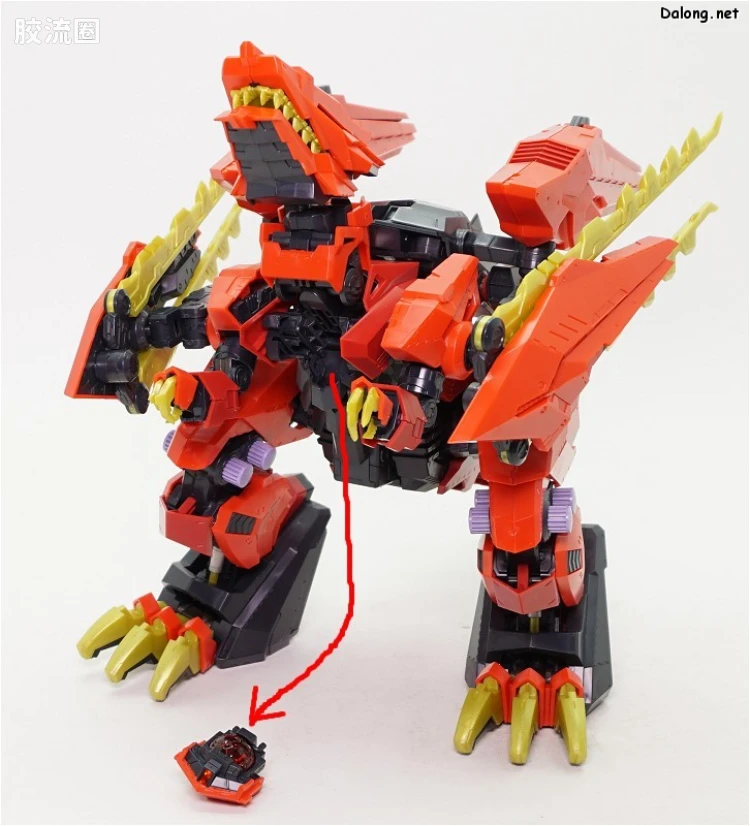 寿屋机兽起源 普通版 045 EZ-049 高速战斗装备型狂暴战龙/暴风龙鬼 - 图片