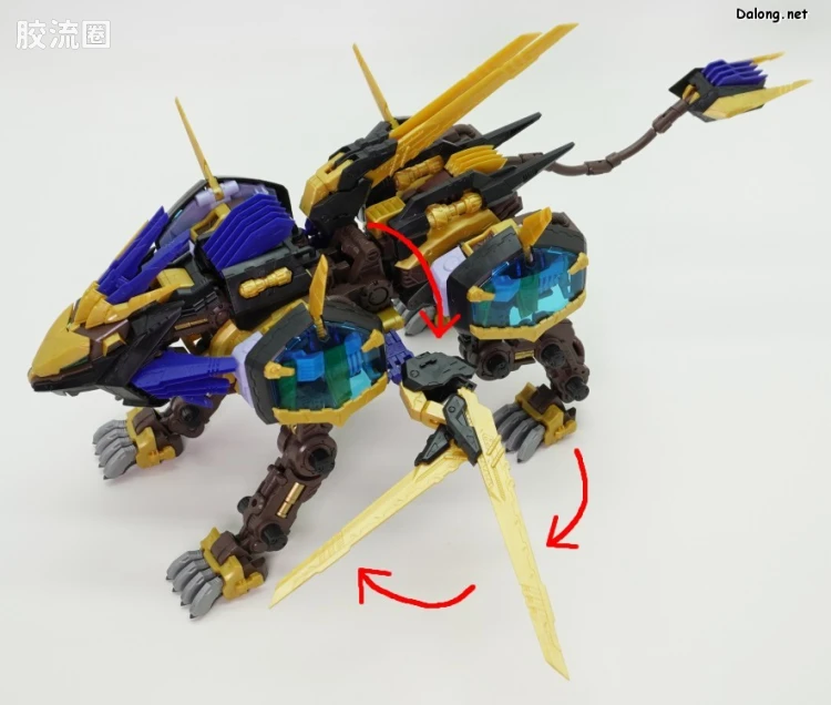 寿屋机兽起源 普通版 053 EZ-054 零式长牙狮X - 图片