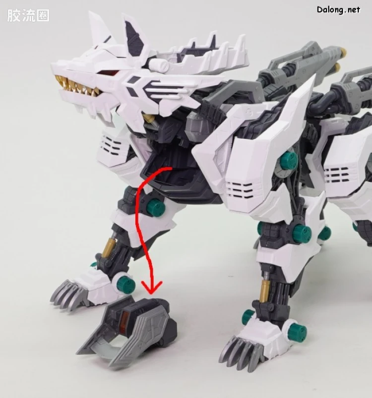 寿屋机兽起源 普通版 056 RZ-053 狼王 König Wolf - 图片