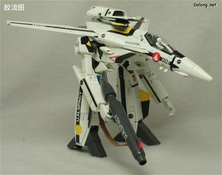 万代超时空要塞系列拼装模型 1比72 VF-1S Valkyrie 福克机 - 图片