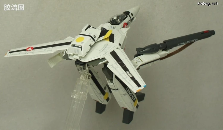 万代超时空要塞系列拼装模型 1比72 VF-1S Valkyrie 福克机 - 图片