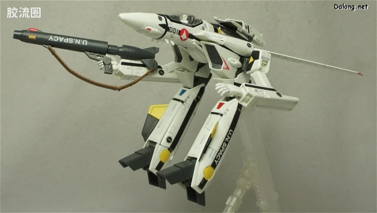 万代超时空要塞系列拼装模型 1比72 VF-1S Valkyrie 福克机 - 图片