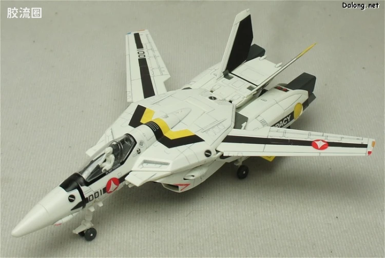 万代超时空要塞系列拼装模型 1比72 VF-1S Valkyrie 福克机 - 图片