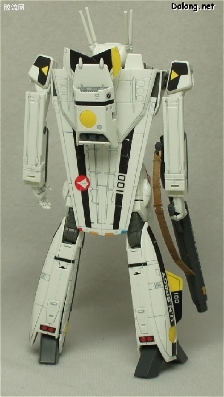 万代超时空要塞系列拼装模型 1比72 VF-1S Valkyrie 福克机 - 图片