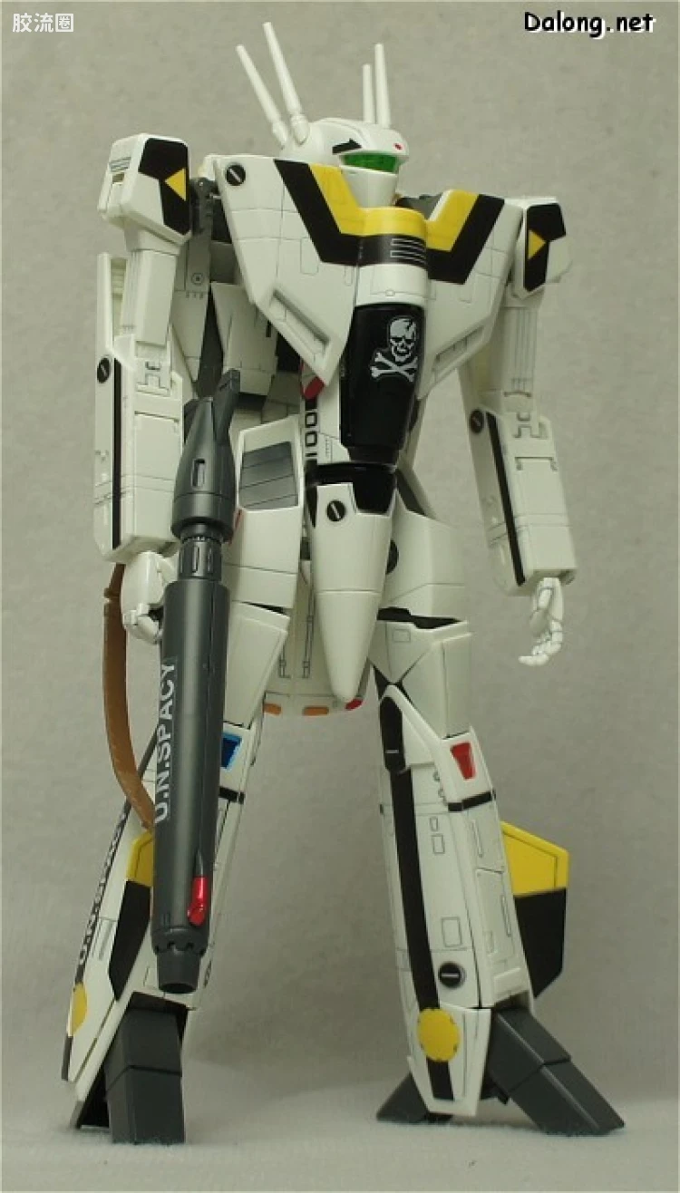万代超时空要塞系列拼装模型 1比72 VF-1S Valkyrie 福克机 - 图片