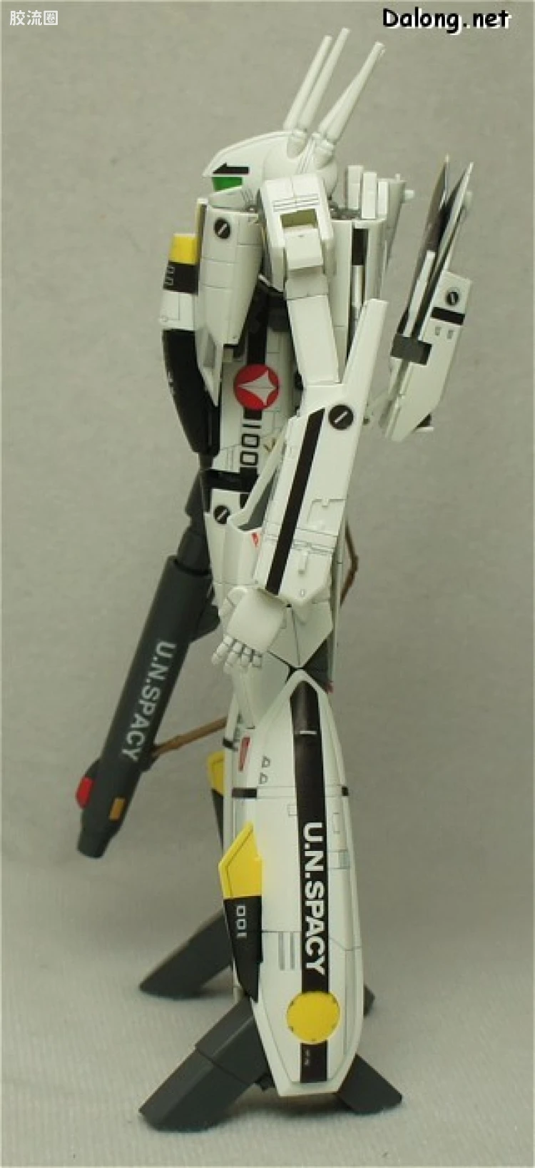 万代超时空要塞系列拼装模型 1比72 VF-1S Valkyrie 福克机 - 图片