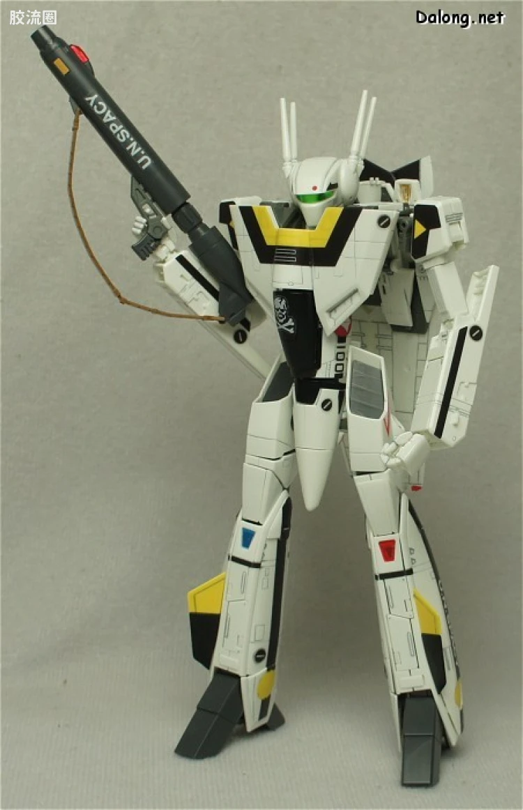 万代超时空要塞系列拼装模型 1比72 VF-1S Valkyrie 福克机 - 图片