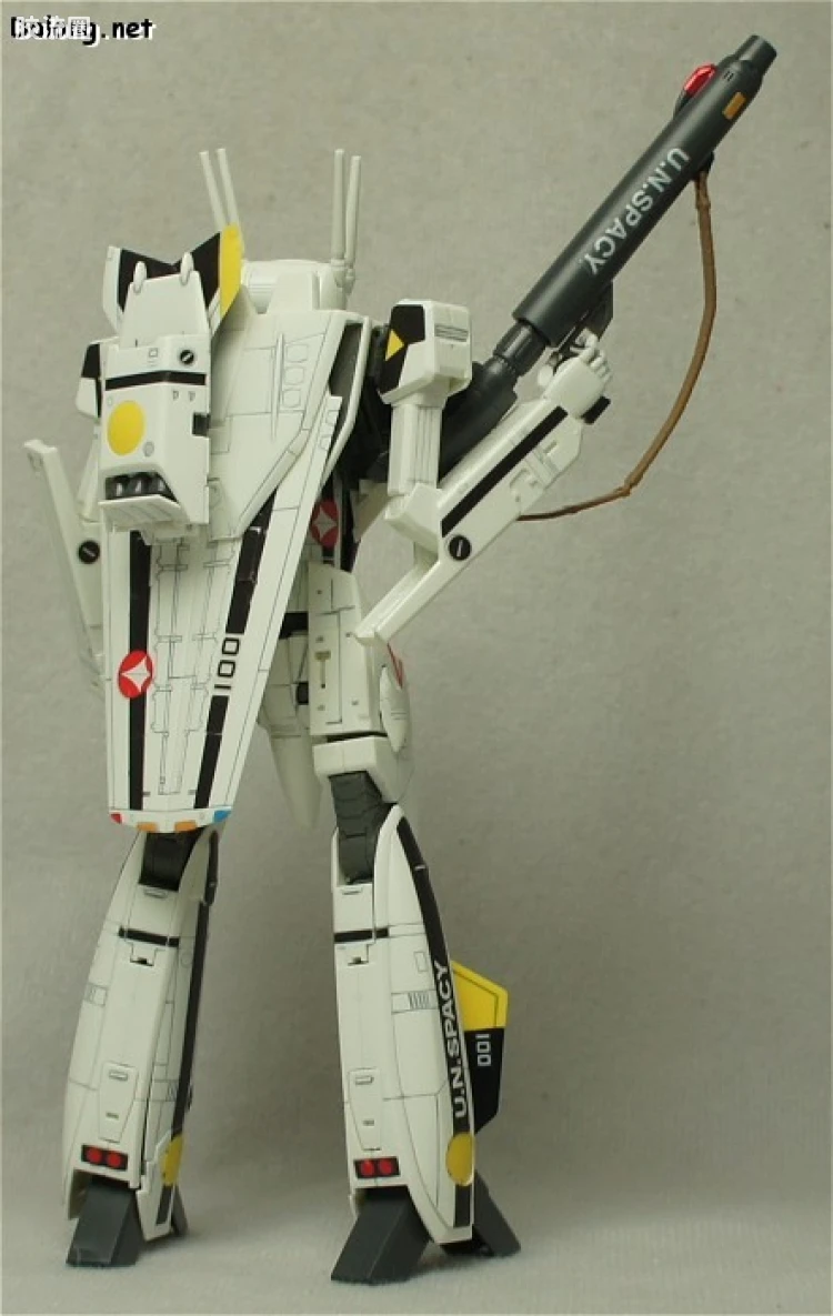 万代超时空要塞系列拼装模型 1比72 VF-1S Valkyrie 福克机 - 图片