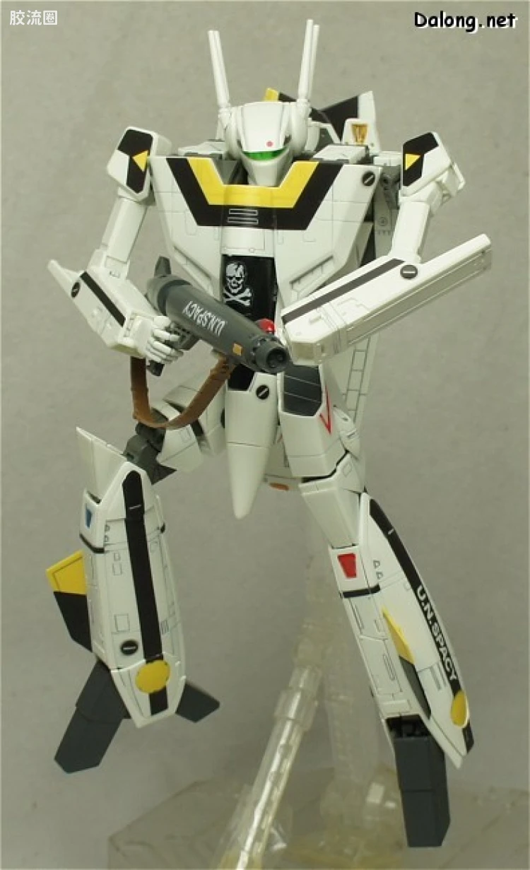 万代超时空要塞系列拼装模型 1比72 VF-1S Valkyrie 福克机 - 图片
