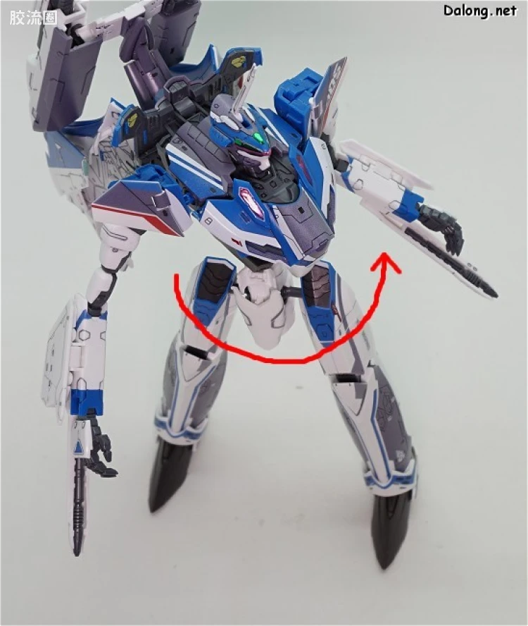 万代超时空要塞系列拼装模型 1比72 VF-31J 齐格弗里德(疾风机) - 图片