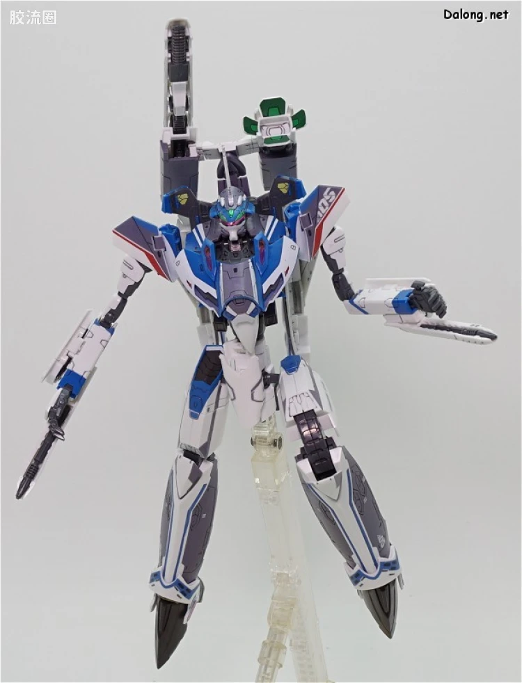 万代超时空要塞系列拼装模型 1比72 VF-31J 齐格弗里德(疾风机) - 图片