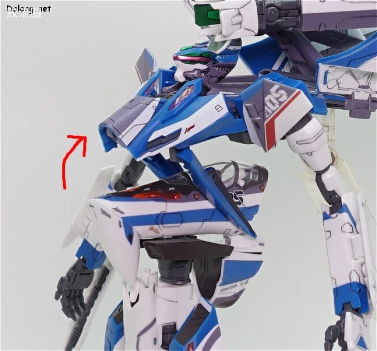 万代超时空要塞系列拼装模型 1比72 VF-31J 齐格弗里德(疾风机) - 图片