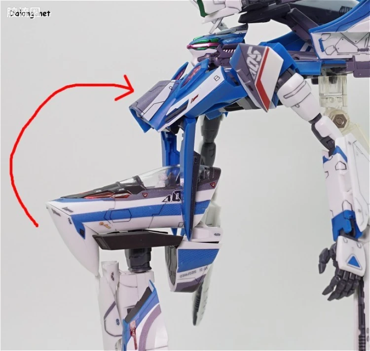 万代超时空要塞系列拼装模型 1比72 VF-31J 齐格弗里德(疾风机) - 图片