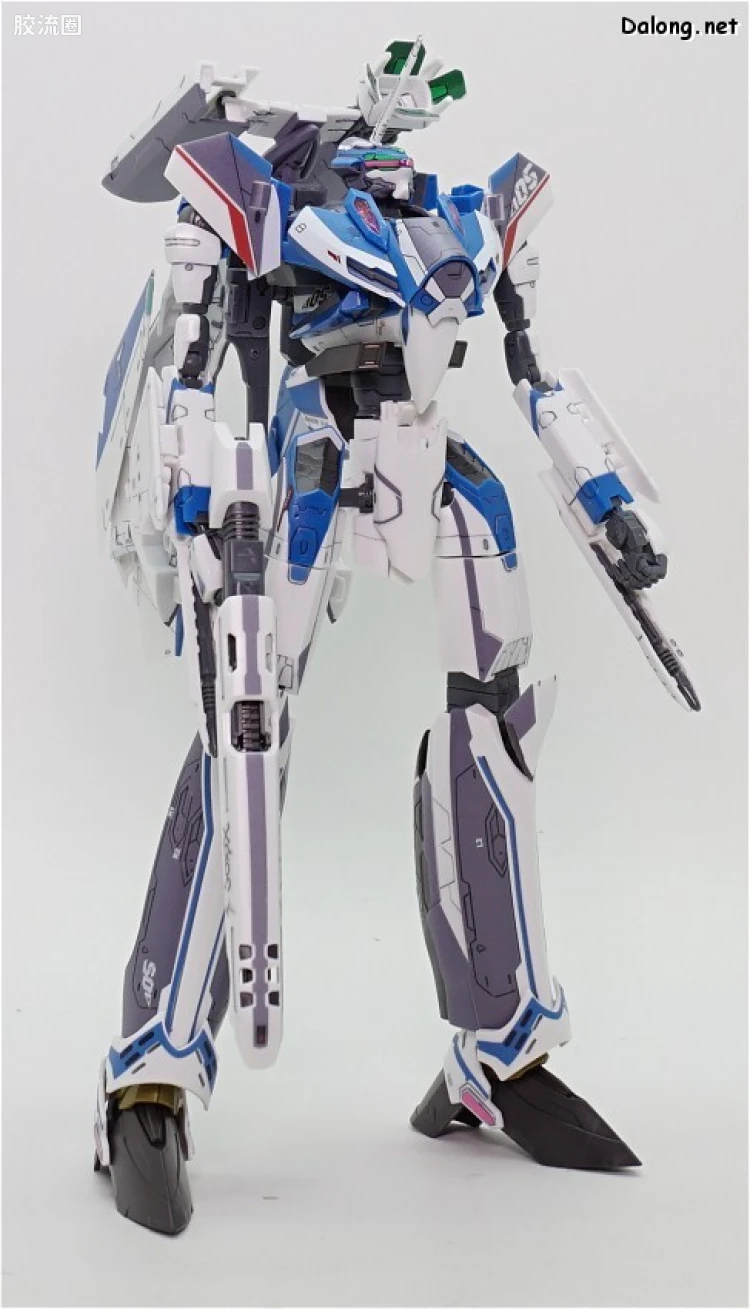 万代超时空要塞系列拼装模型 1比72 VF-31J 齐格弗里德(疾风机) - 图片