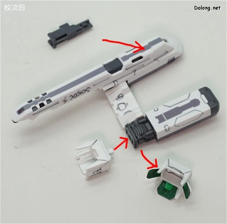 万代超时空要塞系列拼装模型 1比72 VF-31J 齐格弗里德(疾风机) - 图片