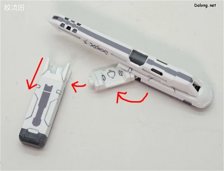 万代超时空要塞系列拼装模型 1比72 VF-31J 齐格弗里德(疾风机) - 图片