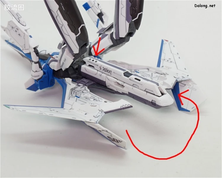 万代超时空要塞系列拼装模型 1比72 VF-31J 齐格弗里德(疾风机) - 图片
