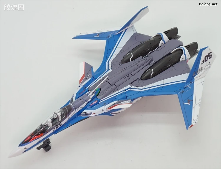万代超时空要塞系列拼装模型 1比72 VF-31J 齐格弗里德(疾风机) - 图片
