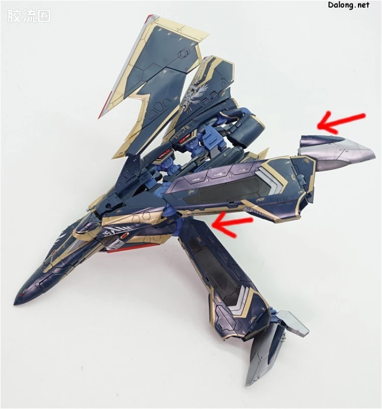 万代超时空要塞系列拼装模型 1比72 Sv-262Hs 龙III(奇斯机) - 图片