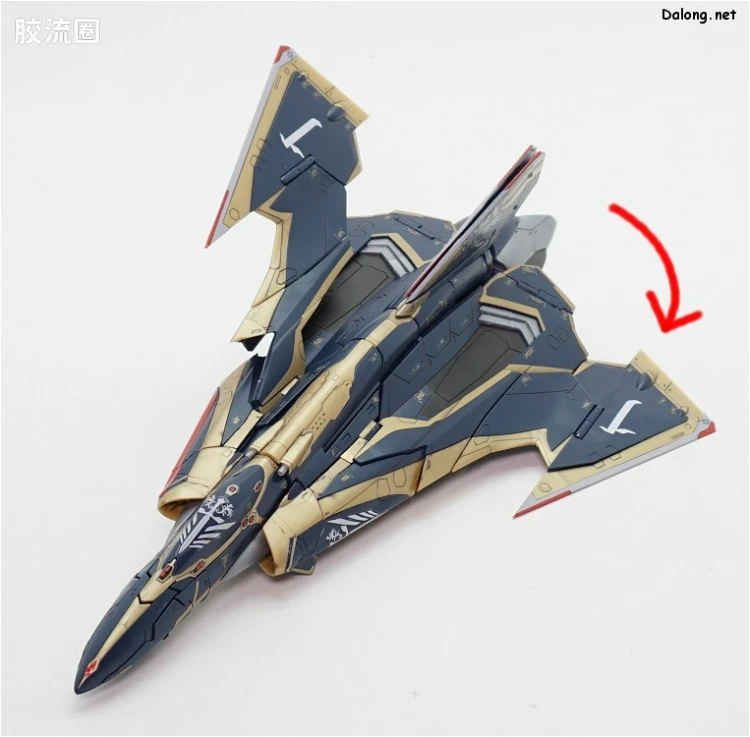 万代超时空要塞系列拼装模型 1比72 Sv-262Hs 龙III(奇斯机) - 图片