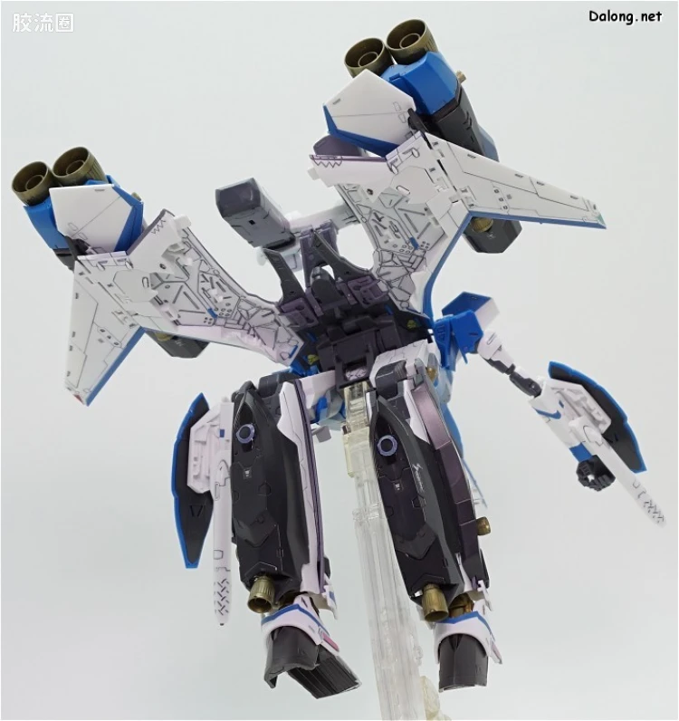 万代超时空要塞系列拼装模型 1比72 VF-31J 齐格弗里德(疾风机) 超级背包set - 图片