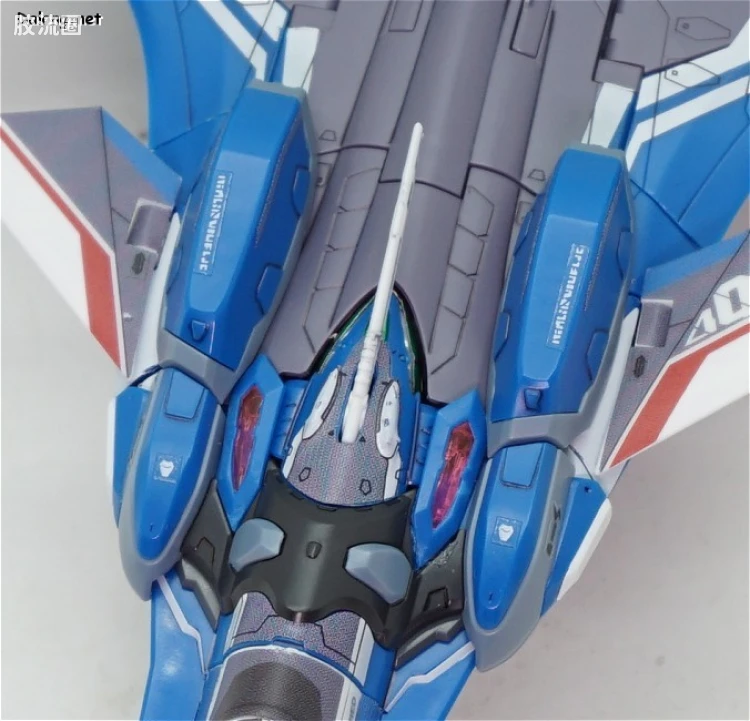 万代超时空要塞系列拼装模型 1比72 VF-31J 齐格弗里德(疾风机) 超级背包set - 图片