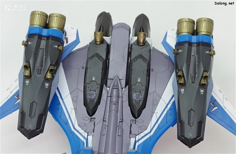 万代超时空要塞系列拼装模型 1比72 VF-31J 齐格弗里德(疾风机) 超级背包set - 图片