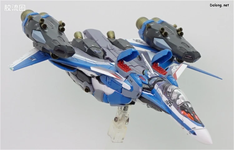 万代超时空要塞系列拼装模型 1比72 VF-31J 齐格弗里德(疾风机) 超级背包set - 图片