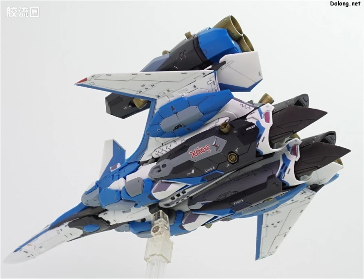 万代超时空要塞系列拼装模型 1比72 VF-31J 齐格弗里德(疾风机) 超级背包set - 图片