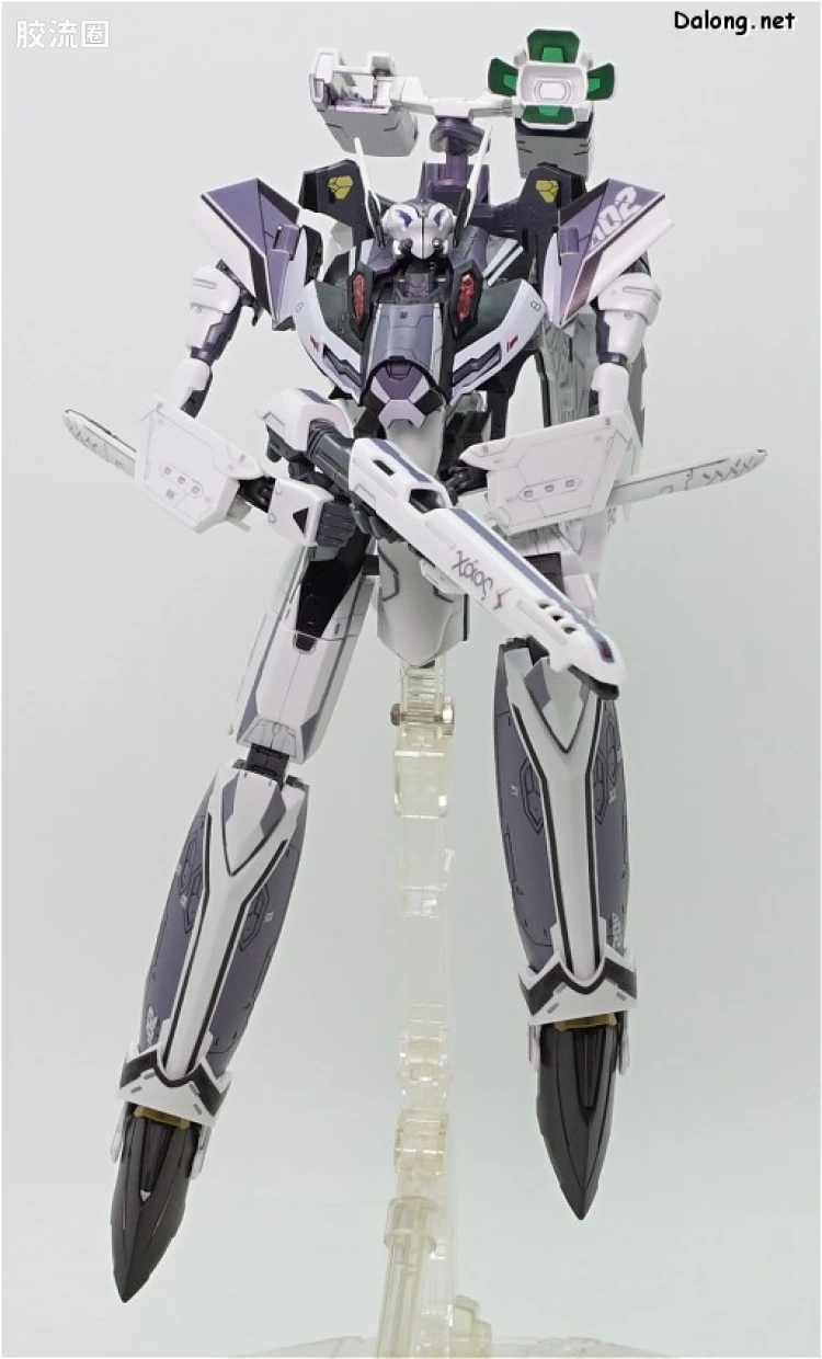 万代超时空要塞系列拼装模型 1比72 VF-31F 齐格菲里德(梅萨·伊雷菲尔特机） - 图片