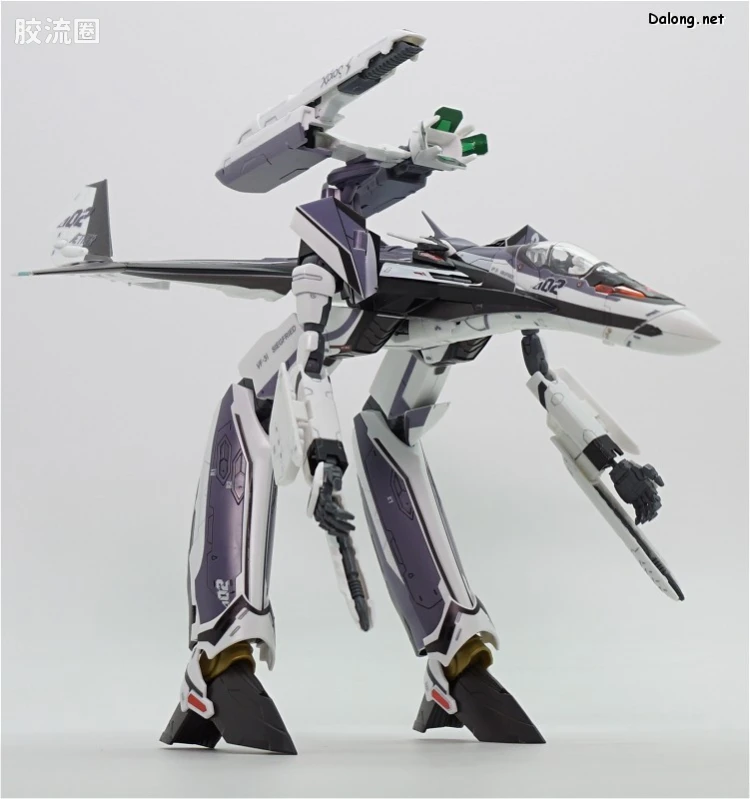 万代超时空要塞系列拼装模型 1比72 VF-31F 齐格菲里德(梅萨·伊雷菲尔特机） - 图片