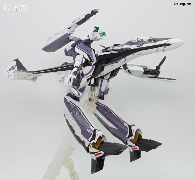 万代超时空要塞系列拼装模型 1比72 VF-31F 齐格菲里德(梅萨·伊雷菲尔特机） - 图片