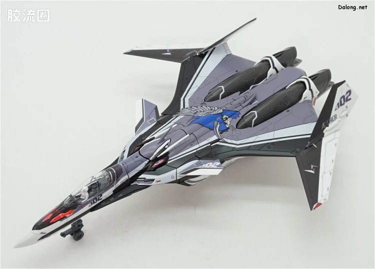 万代超时空要塞系列拼装模型 1比72 VF-31F 齐格菲里德(梅萨·伊雷菲尔特机） - 图片
