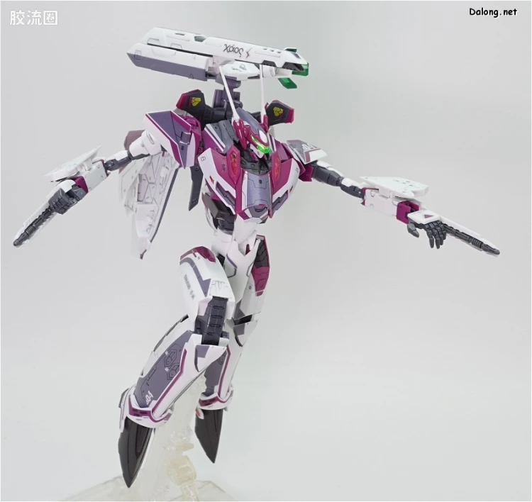 万代超时空要塞系列拼装模型 1比72 VF-31C 齐格菲里德(米拉洁机) - 图片