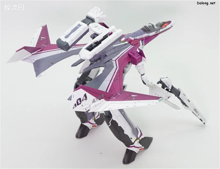 万代超时空要塞系列拼装模型 1比72 VF-31C 齐格菲里德(米拉洁机) - 图片
