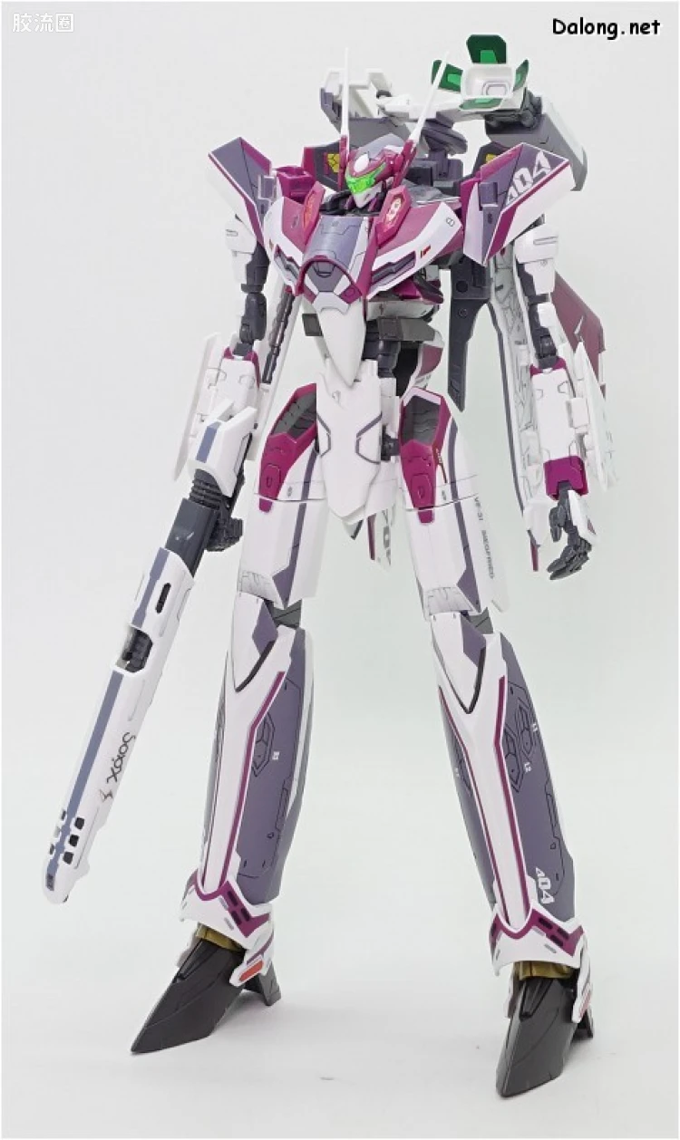 万代超时空要塞系列拼装模型 1比72 VF-31C 齐格菲里德(米拉洁机) - 图片