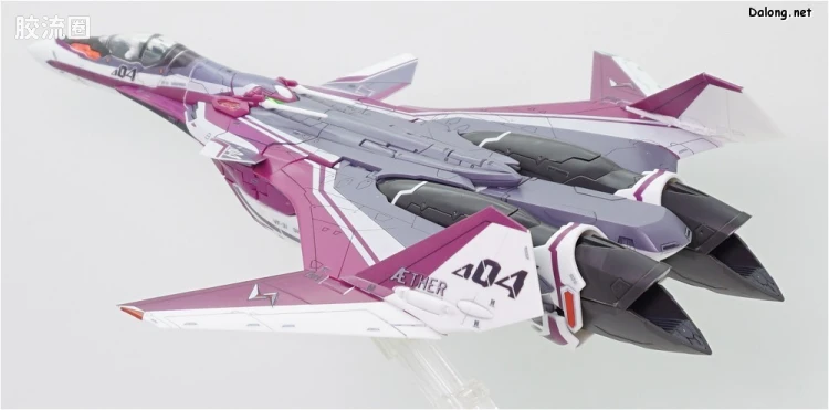 万代超时空要塞系列拼装模型 1比72 VF-31C 齐格菲里德(米拉洁机) - 图片