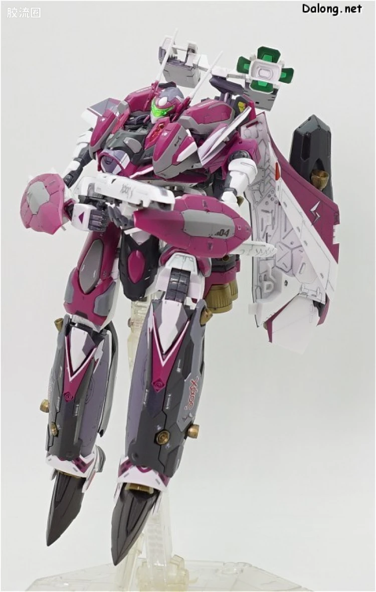 万代超时空要塞系列拼装模型 1比72 超级VF-31C 米拉洁机 - 图片
