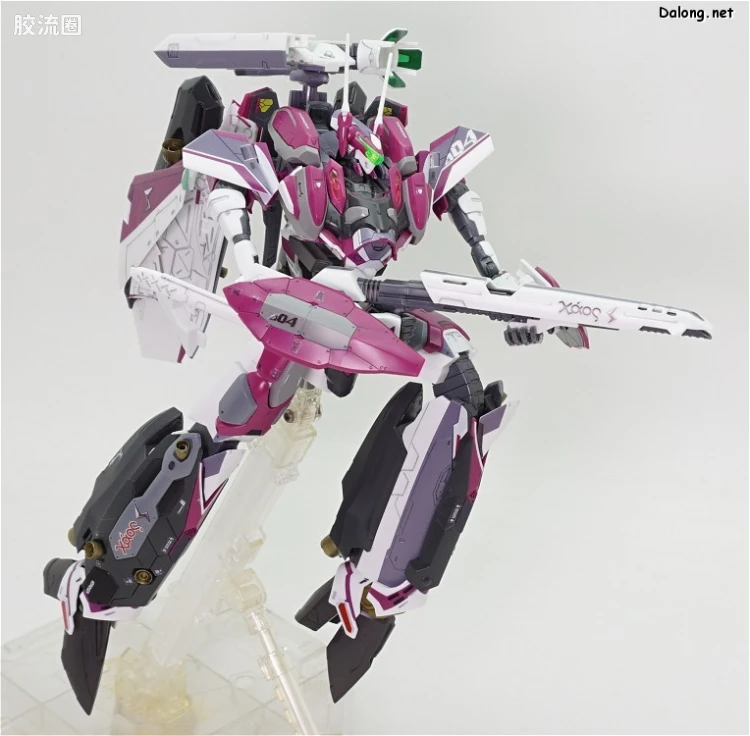 万代超时空要塞系列拼装模型 1比72 超级VF-31C 米拉洁机 - 图片