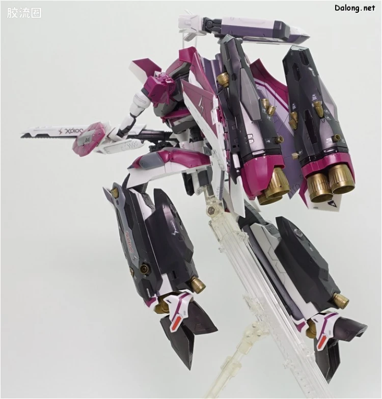 万代超时空要塞系列拼装模型 1比72 超级VF-31C 米拉洁机 - 图片